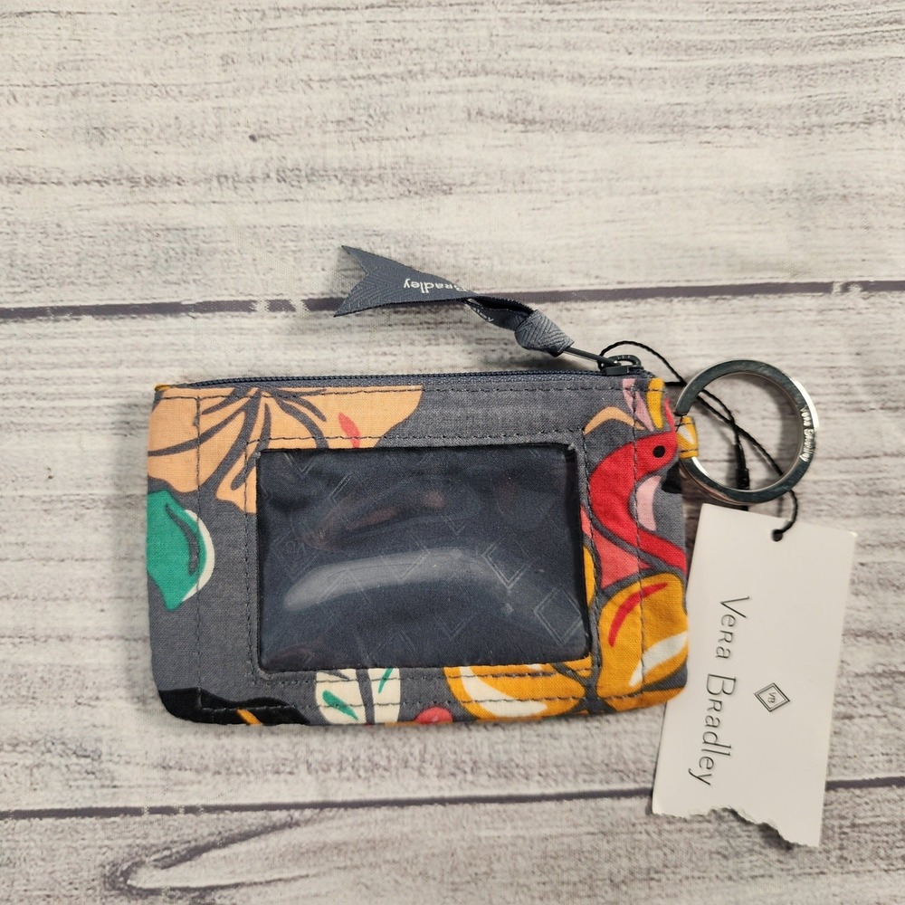 Vera Bradley Coastal Paradise Zip ID Case Wallet 14559-U57 New With Tags
